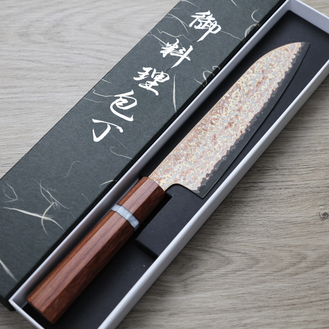 初心 火鳥 三德 180mm 有色青紙鋼