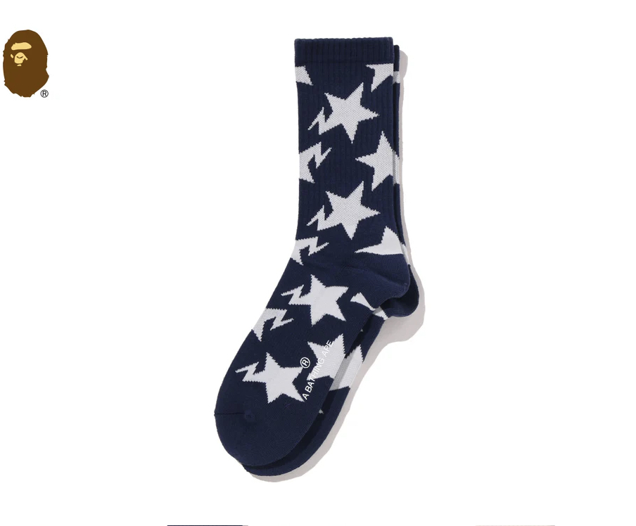 【BAPE配件】0620發售STA PATTERN SOCKS UNDERWEAR