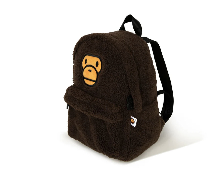 【BAPE配件】0620發售BABY MILO MINI FAUX FUR BACKPACK