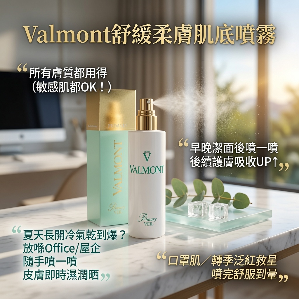 Valmont舒緩柔膚肌底噴霧