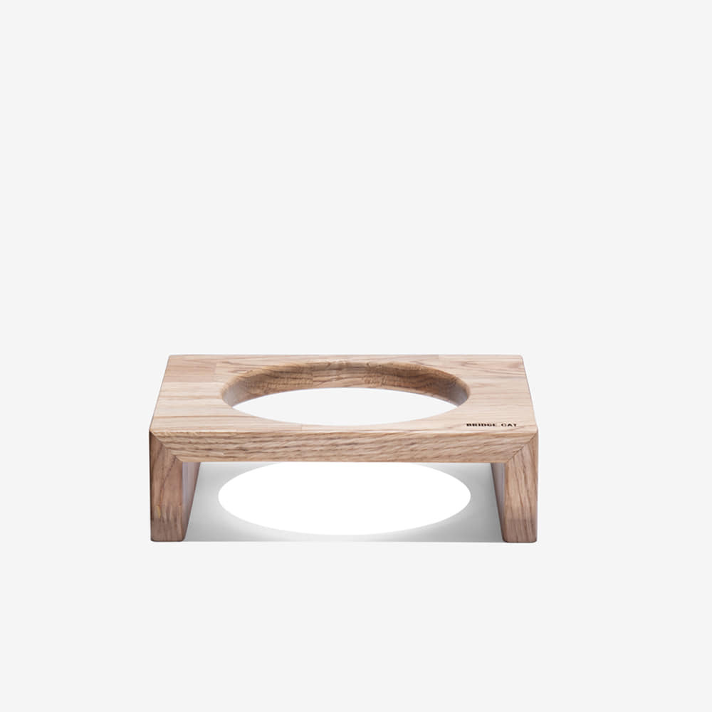 BRIDGE.CAT單口原木碗架 6CM （橡木）