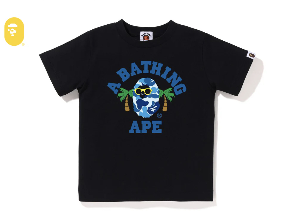【BAPE童裝】0620發售ABC CAMO COLLEGE SUMMER TEE