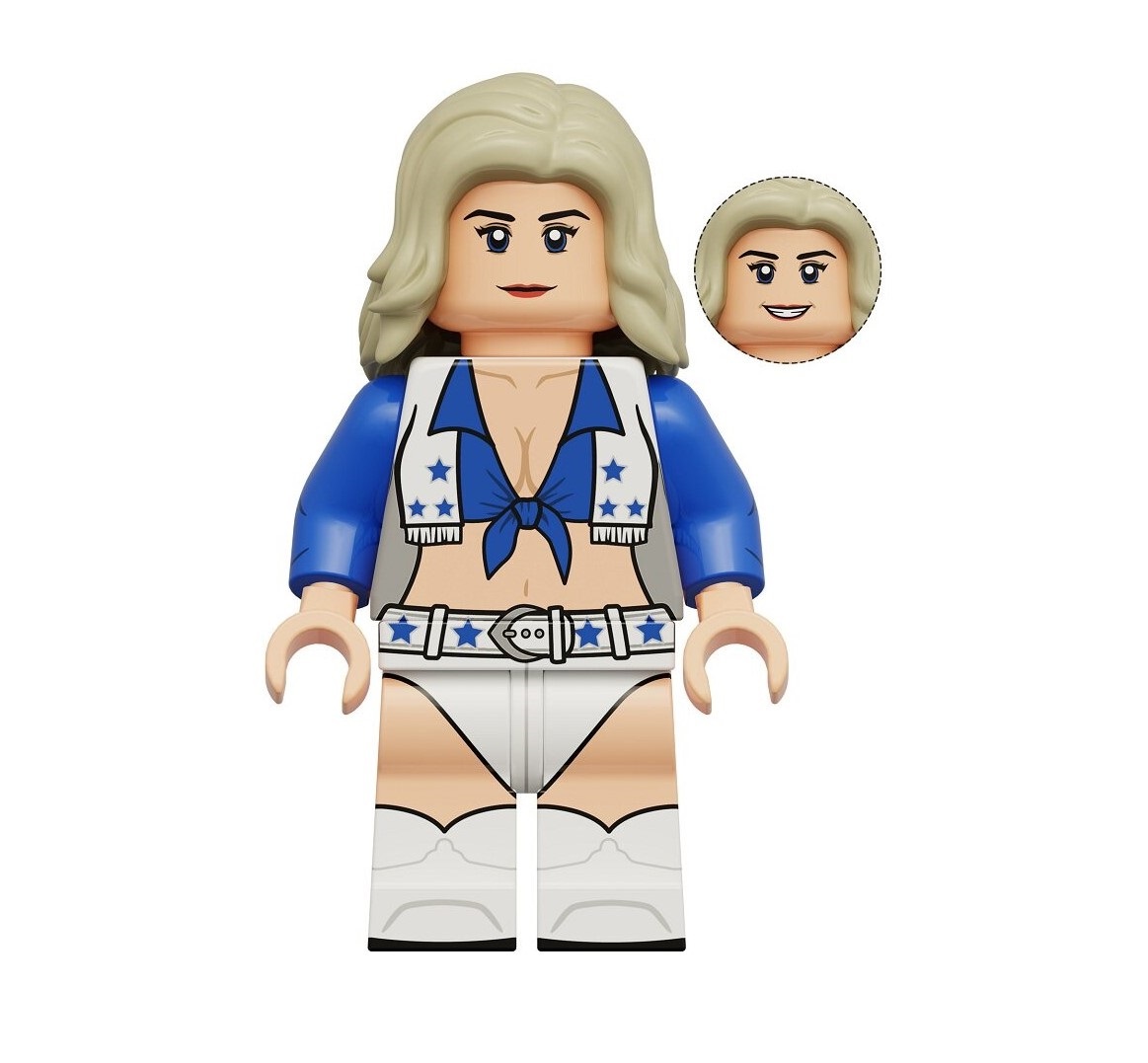 World Cup Football Series American Cheerleader Custom Lego Minifigures KT1080 XP592