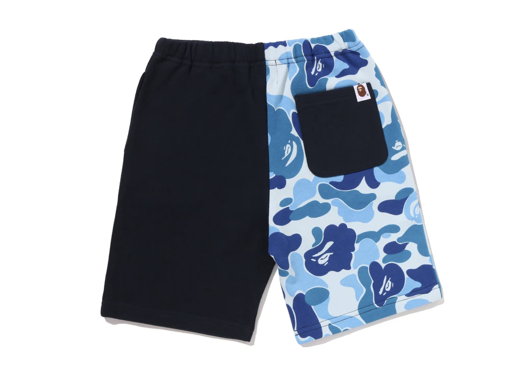 【BAPE童裝】0620發售ABC CAMO MILO FACE SWEAT SHORTS