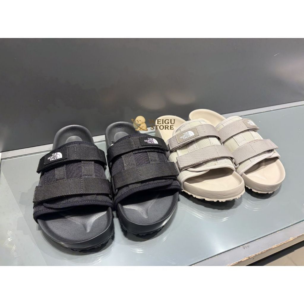 【黑色現貨】2026最新款 The North Face WOVEN SLIDE 繃帶拖鞋 NS81S43
