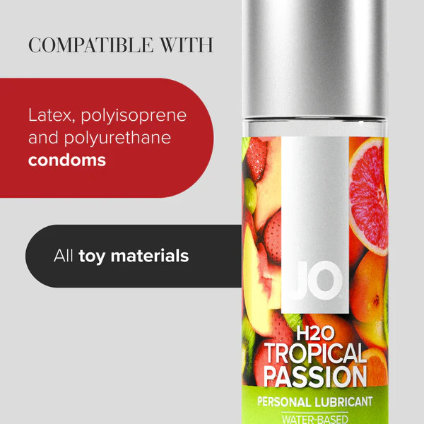 System JO H2O 熱帶水果味 可食用水性潤滑劑 - 30ml