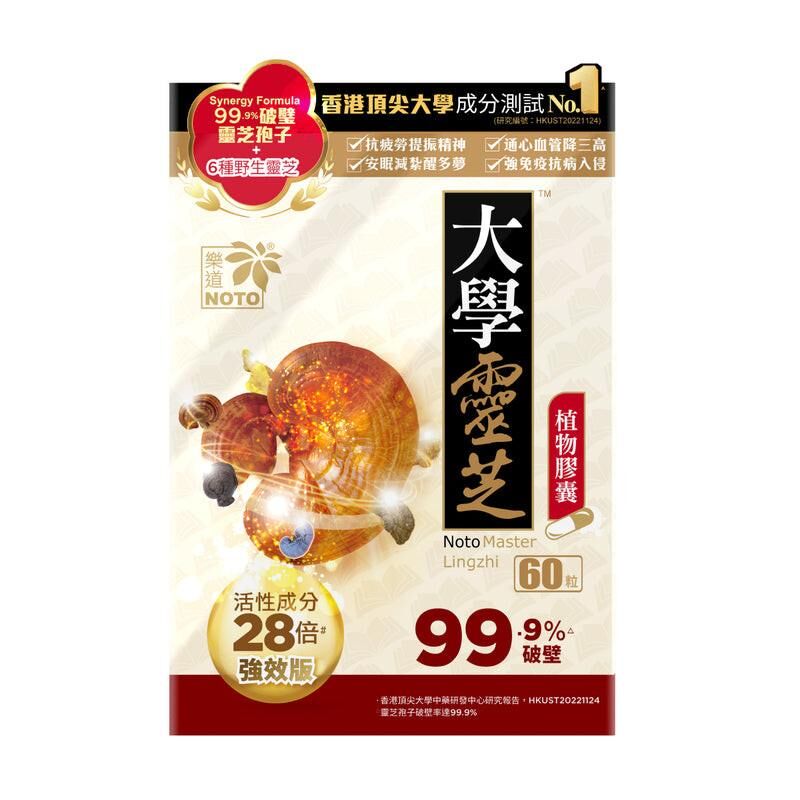 NOTO 樂道 大學靈芝 60粒｜肝臟日常健康｜奶薊草｜成年人｜日常營養補充｜澳洲保健品｜成分比較｜選購參考