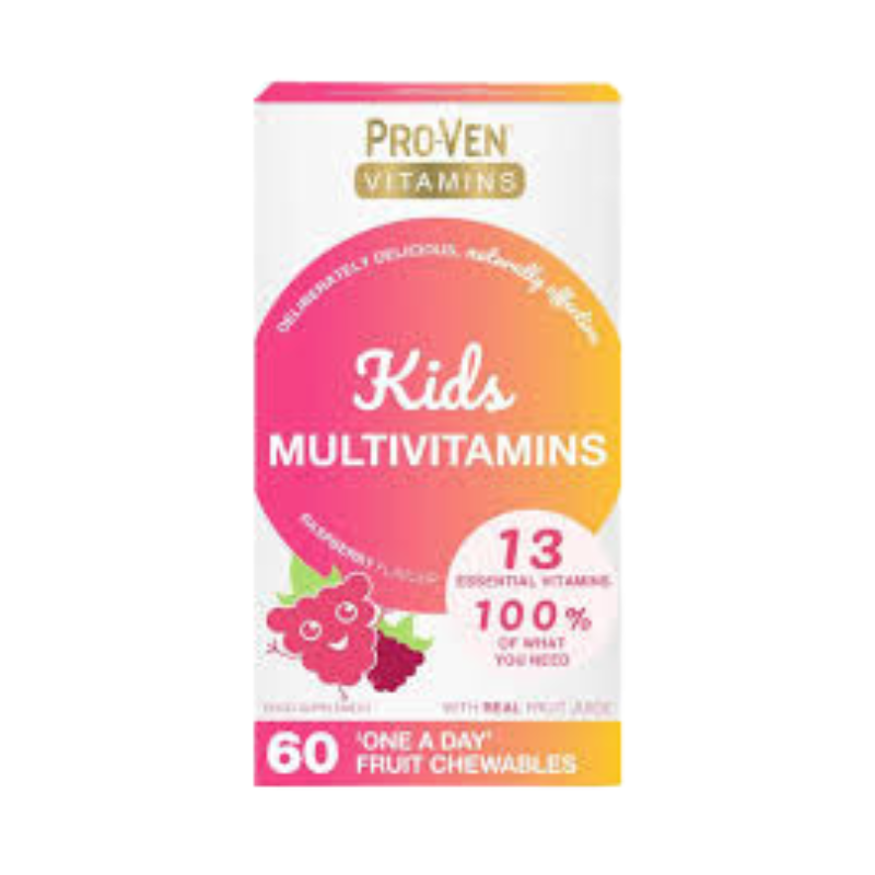 PROVEN 兒童复合维生素咀嚼片60 粒｜孕期日常營養｜葉酸及孕期營養｜孕婦或備孕人士｜日常營養補充