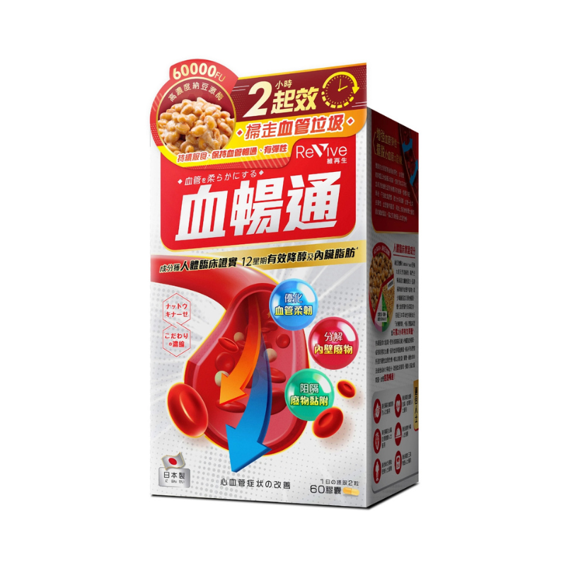 萬寧版 Revive維再生血暢通 60粒｜孕期日常營養｜葉酸及孕期營養｜孕婦或備孕人士｜日常營養補充