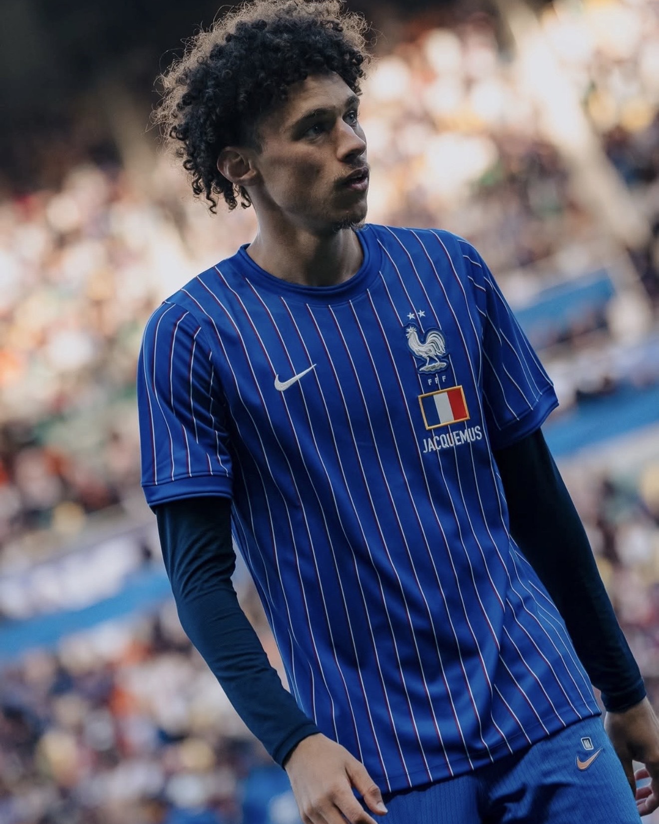 【Focus Store】預購 Jacquemus x Nike France Men's  Academy Pro Short-Sleeve Soccer Top 法國 球衣 IH1674-480