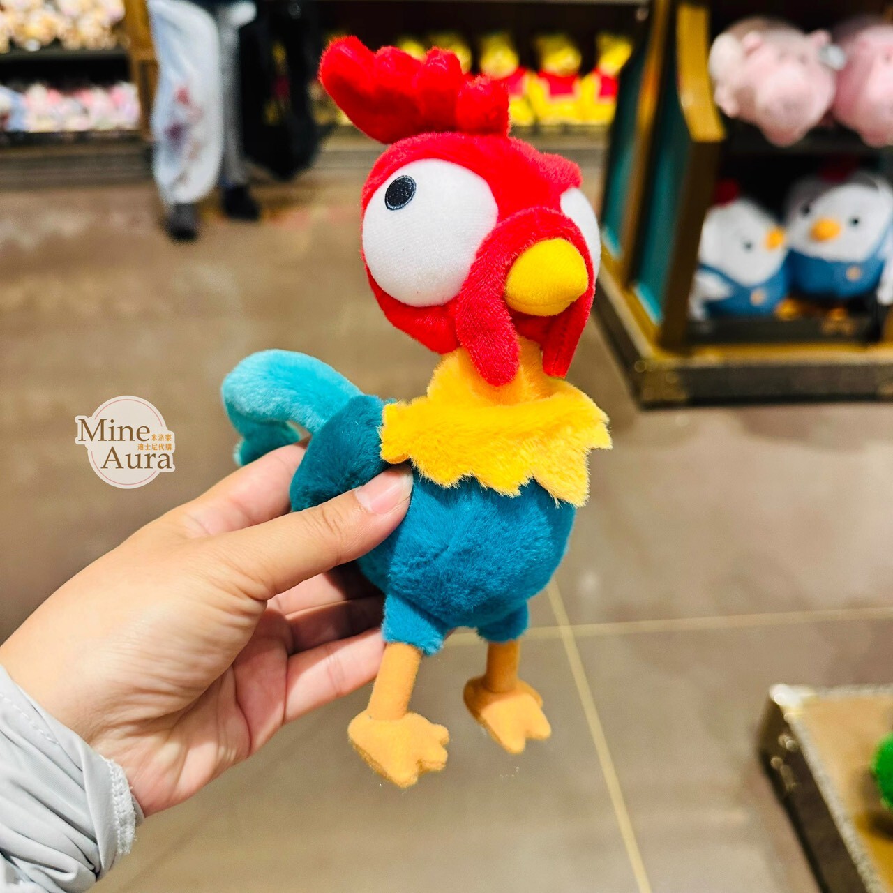 嘿嘿 Heihei 公雞 搖搖發聲設計 娃娃 玩偶 海洋奇緣 Moana -上海迪士尼樂園