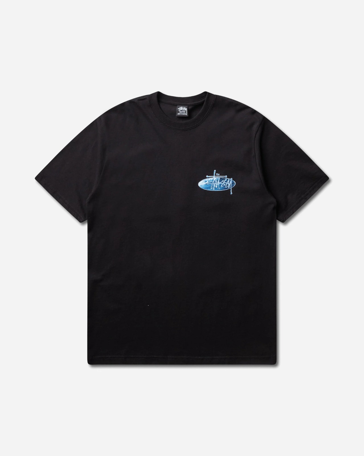 現貨| Stüssy Wave Oval T-Shirt Black