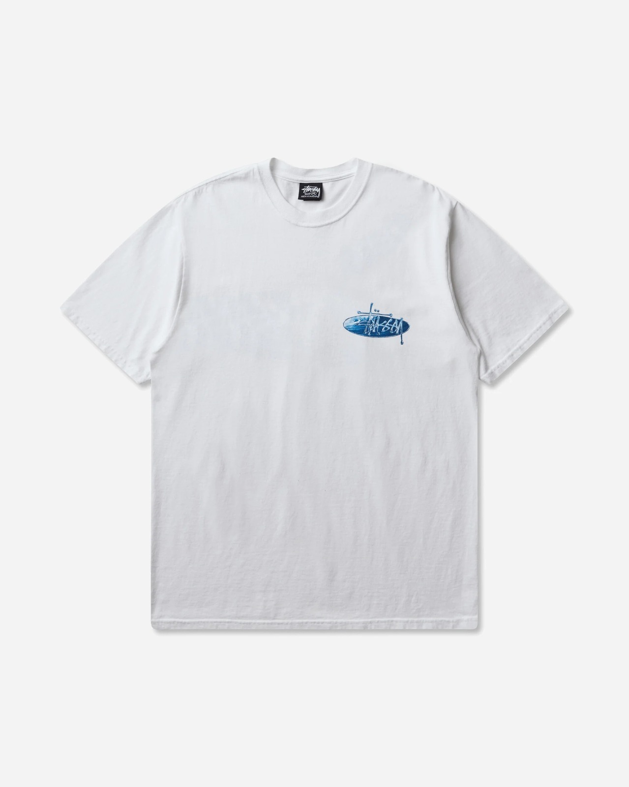 現貨| Stüssy Wave Oval T-Shirt White