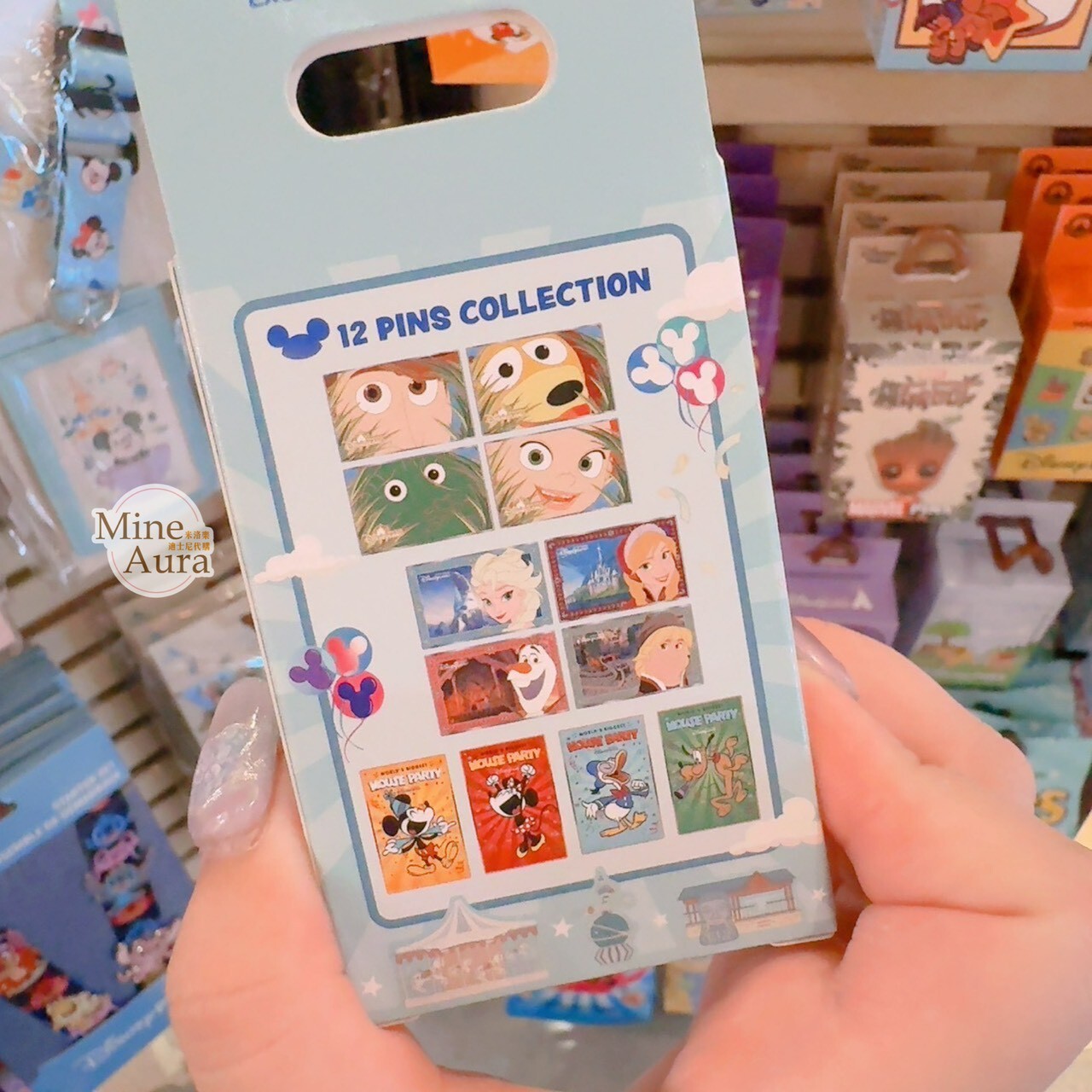 樂園 限定 門票圖案 造型 徽章 PIN 盲選盒 盲盒 -香港迪士尼樂園