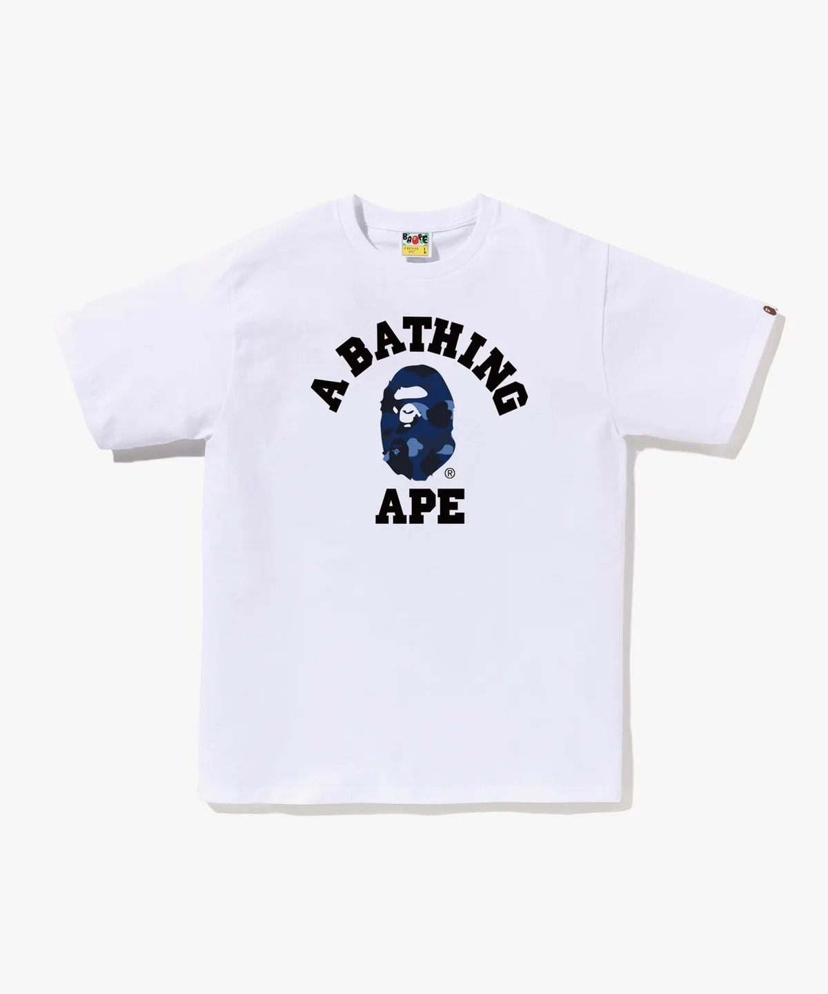 韓國代購 BAPE Color Camo College T-shirt