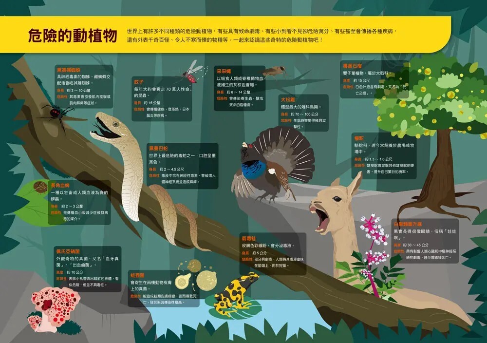 漫畫大英百科【生物地科18】：瀕危的動植物