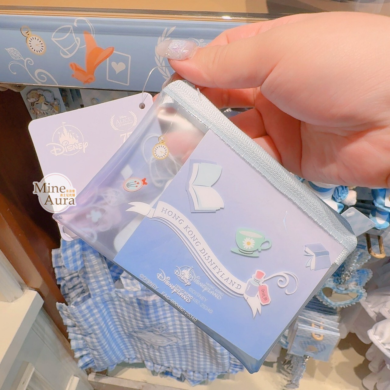 75周年限定 愛麗絲 Alice 便條紙 + 貼紙 組 文具用品 愛麗絲夢遊仙境 Alice in Wonderland -香港迪士尼樂園