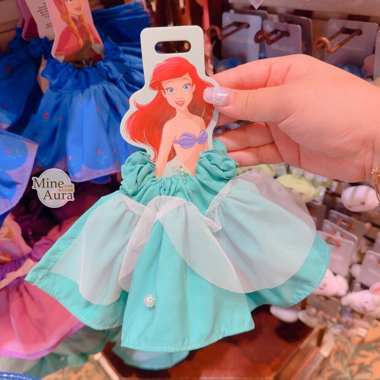 愛麗兒 Ariel 公主裙配色 髮束 大腸圈 髮飾 小美人魚 The Little Mermaid -香港迪士尼樂園