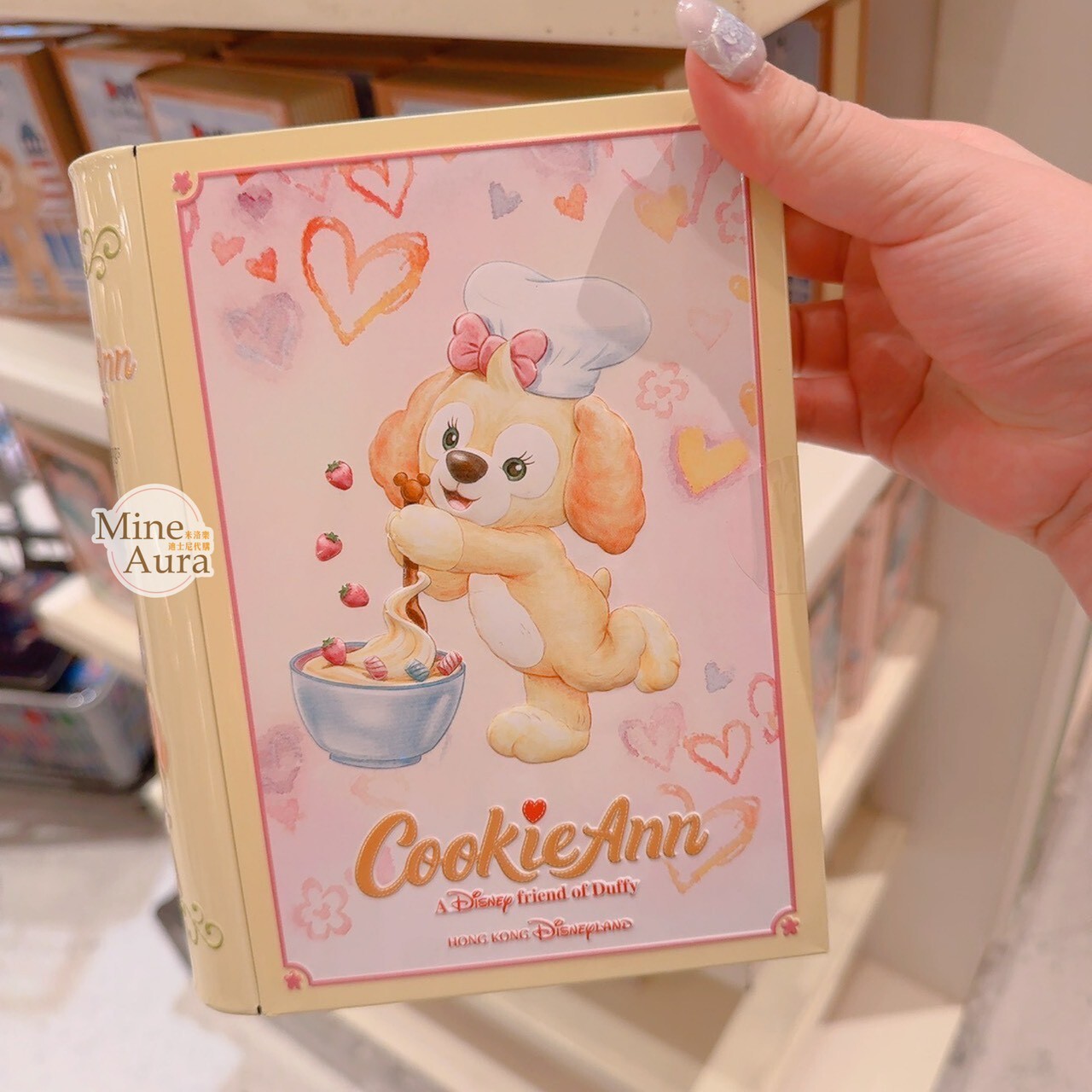 可琦安 餅乾 CookieAnn 曲奇餅乾 故事書造型 鐵盒 禮盒 -香港迪士尼樂園