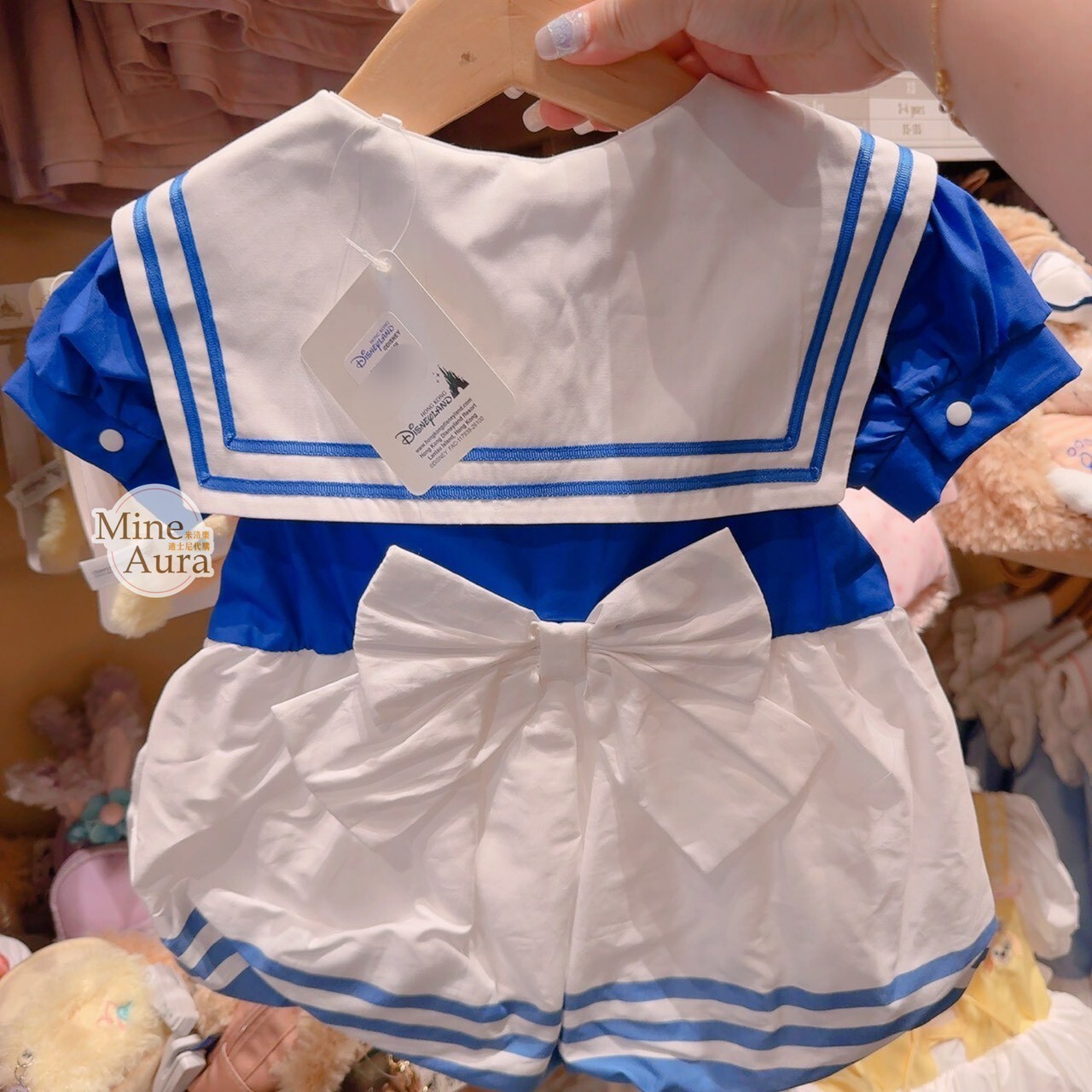 達菲 Duffy 雪莉玫 ShellieMay 海軍 水手服 造型服 包屁衣 嬰兒用品 -香港迪士尼樂園