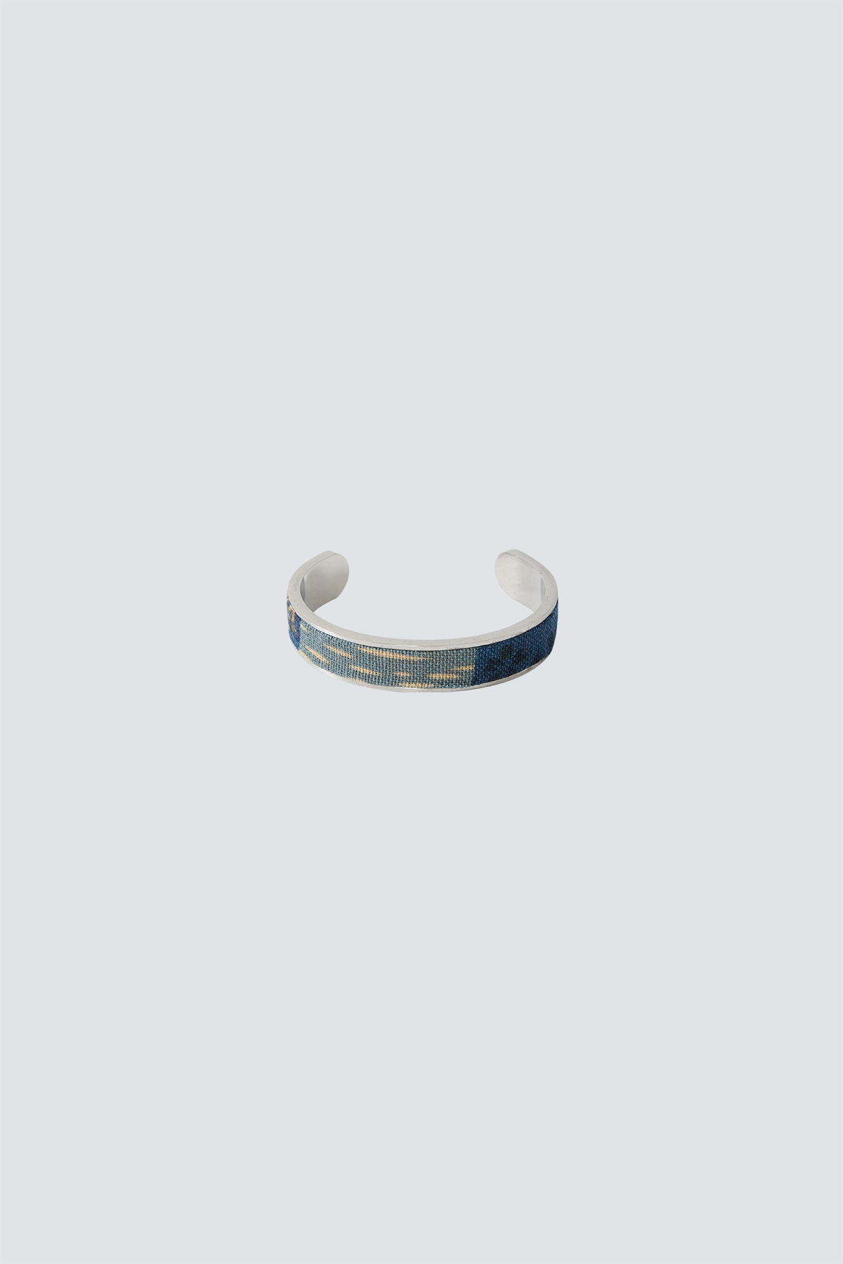Tokyo Stroll Vintage Fabric Bracelet | Silver｜Hong Kong Original Design