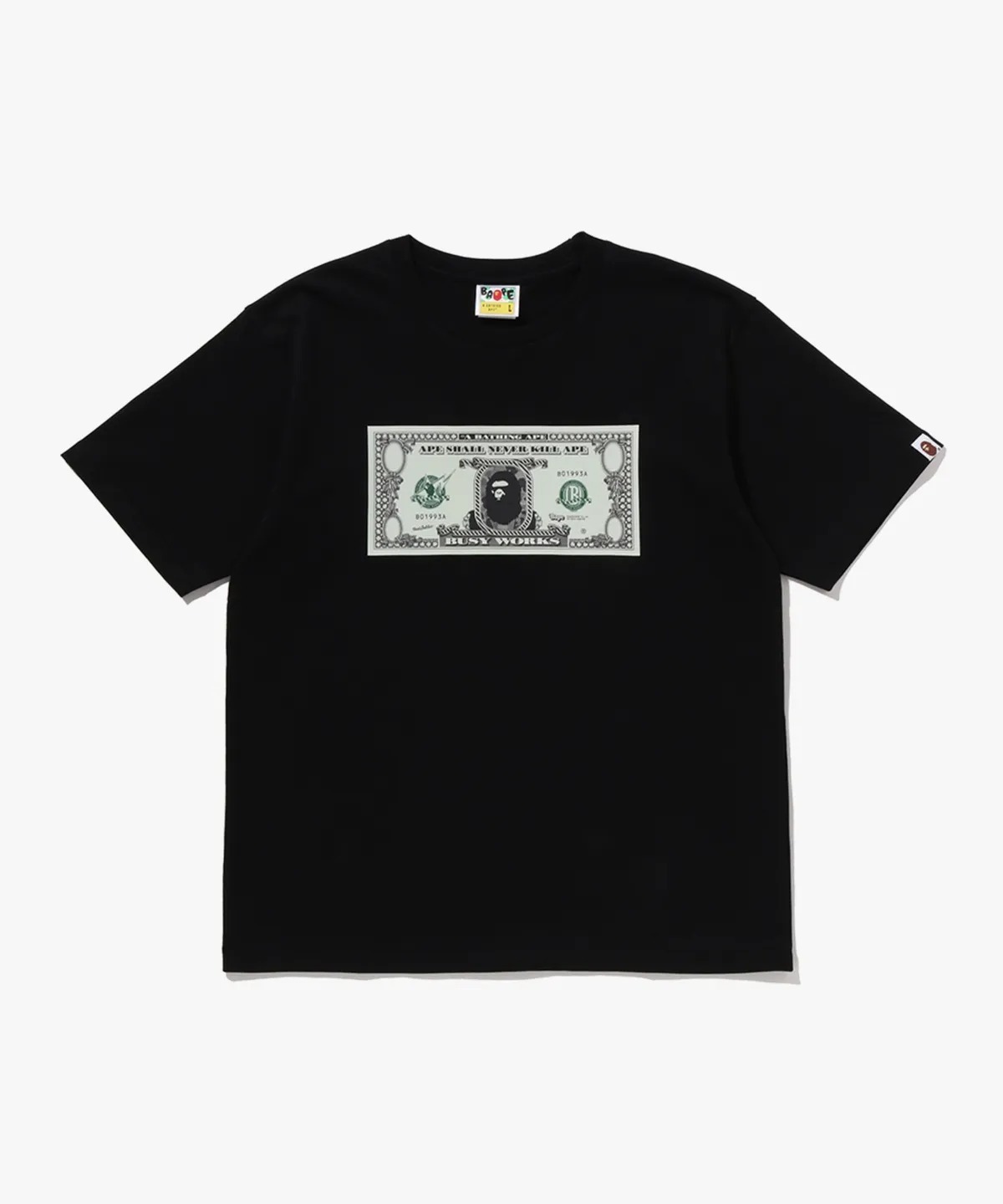 韓國代購 BAPE Best Bank Note T-shirt