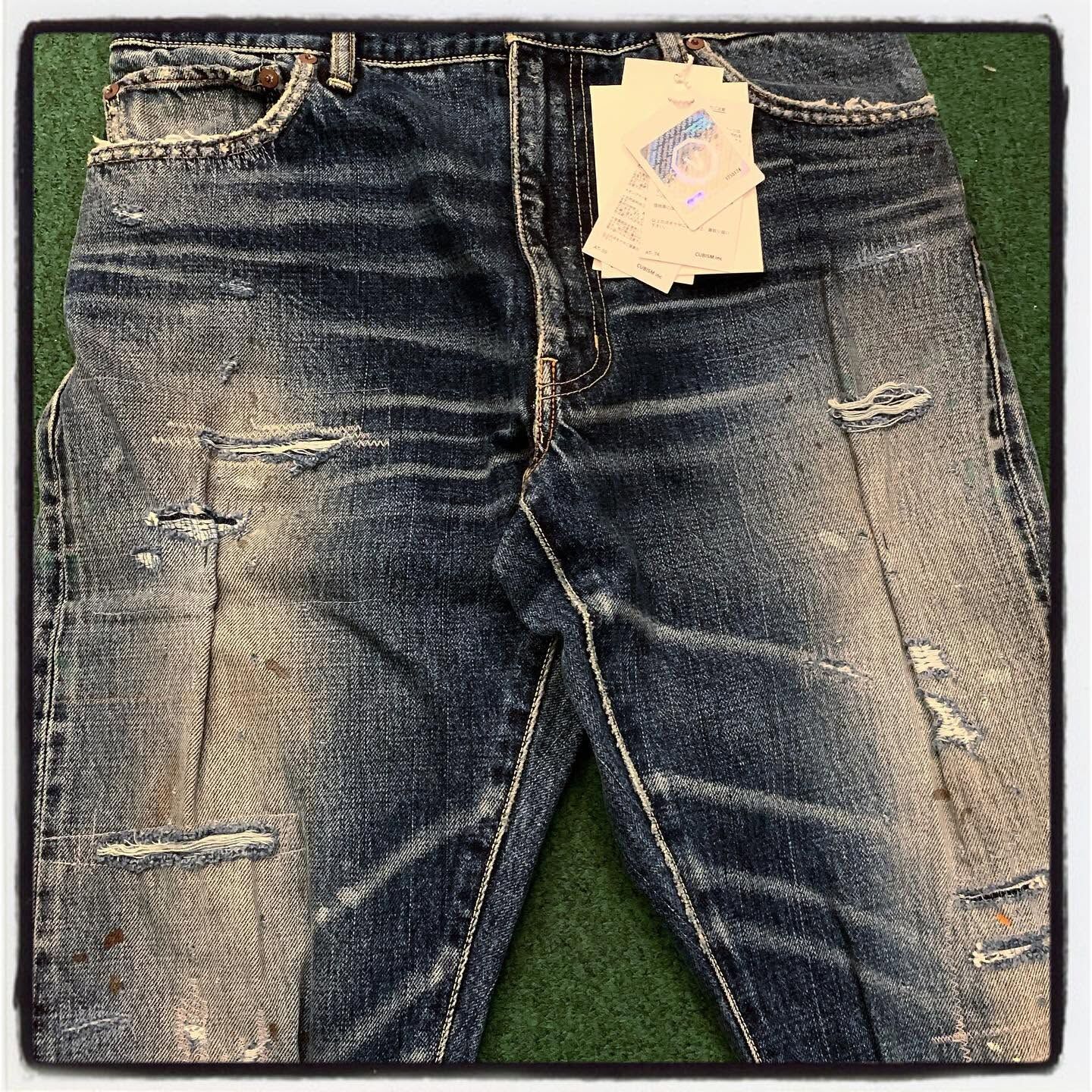VISVIM SOCIAL SCULPTURE JOURNEYMAN PANTS TACKED DMGD-27