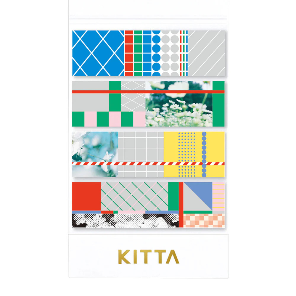 KITTA 和紙膠帶 平行線 隨身攜帶和紙膠帶｜KING JIM 日本