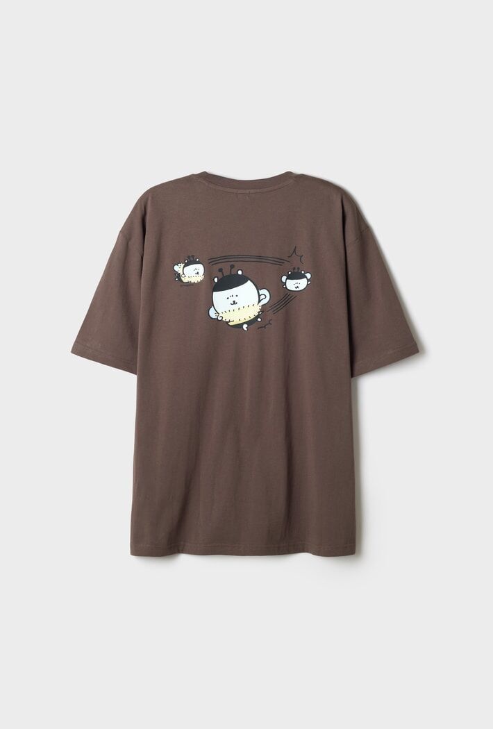 預訂｜SPAO x 白熊 短袖T-shirt BROWN