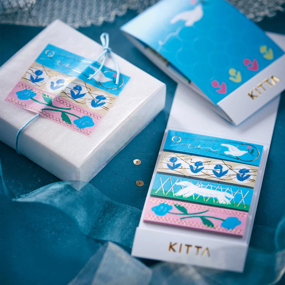 KITTA 和紙膠帶 華爾滋 金箔款 隨身攜帶和紙膠帶｜KING JIM 日本
