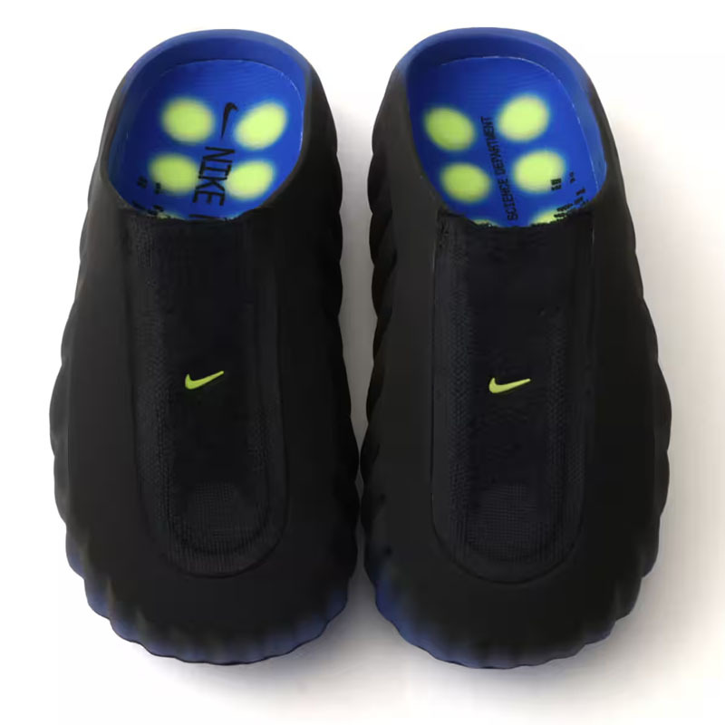 限量商品，不退換〈門市現貨〉男鞋 NIKE MIND 001 FLYKNIT 深藍色 編織 科技 休閒 運動 穆勒鞋 拖鞋【IR2175-400】