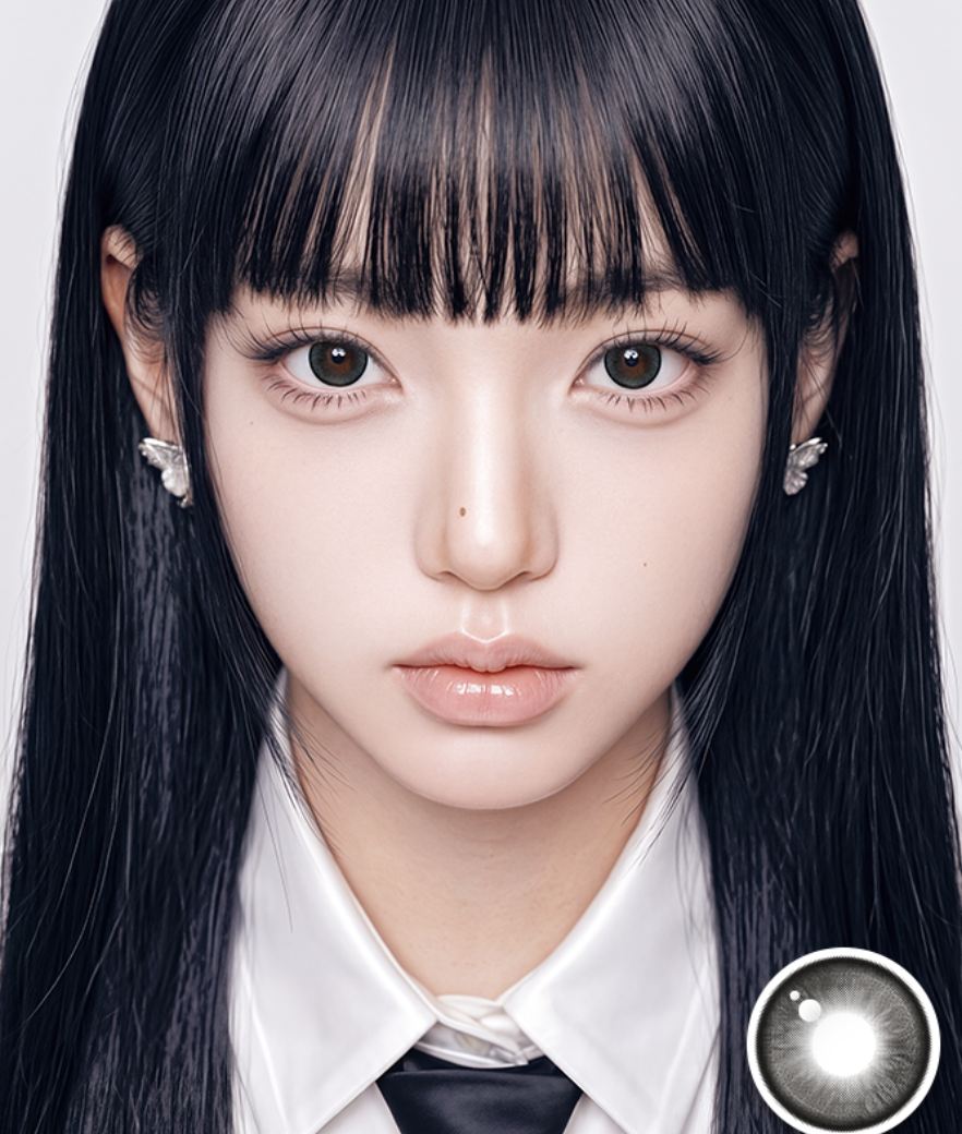 [月拋] OLOLA 1 Month VOID Black｜月拋彩妝矽水凝膠隱形眼鏡｜每盒2片