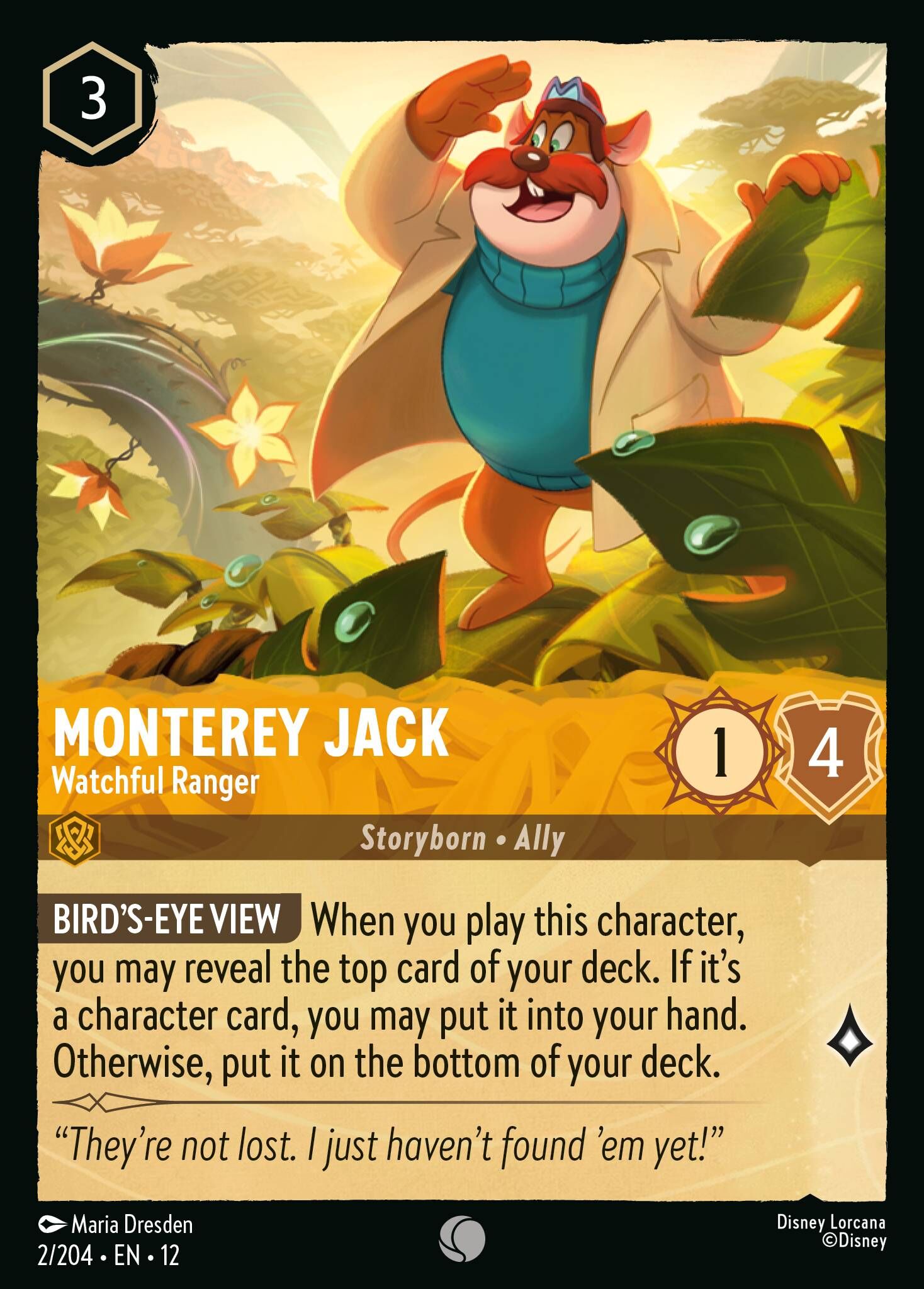 Wilds Unknown - 2/204 Monterey Jack – Watchful Ranger C