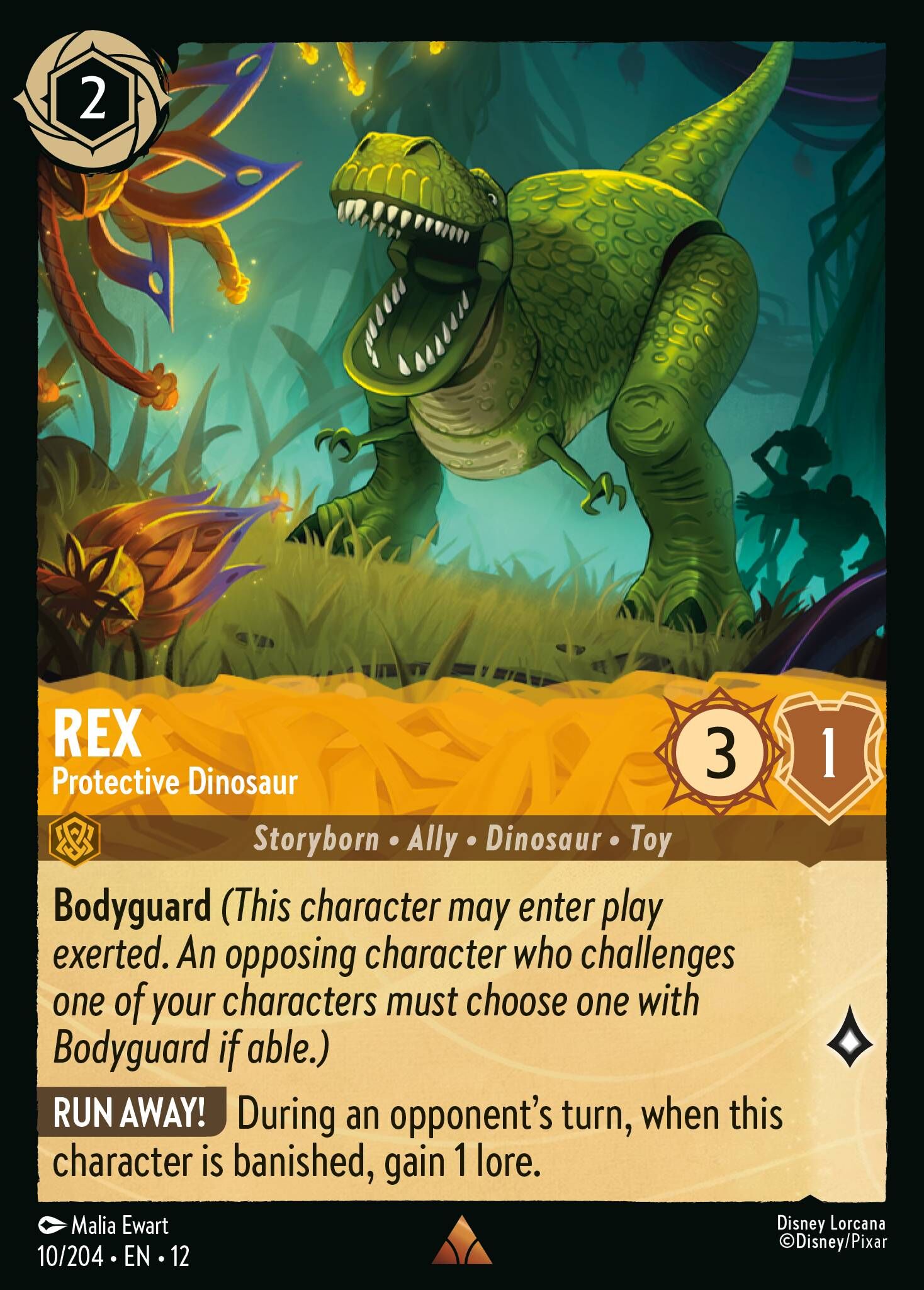 Wilds Unknown - 10/204 Rex – Protective Dinosaur R