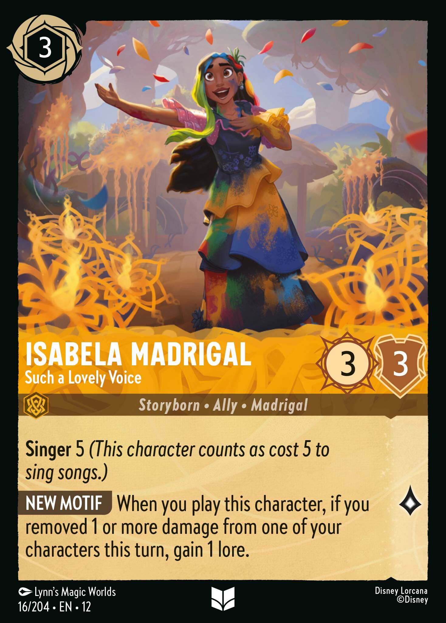 Wilds Unknown - 16/204 Isabela Madrigal – Such a Lovely Voice UC