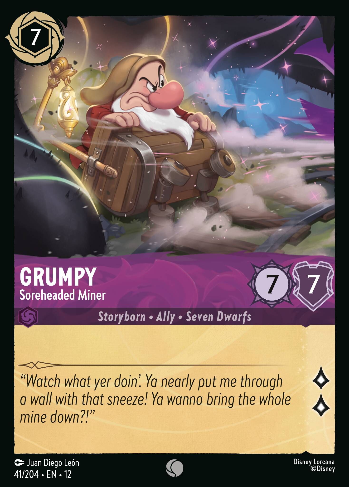 Wilds Unknown - 41/204 Grumpy - Soreheaded Miner C