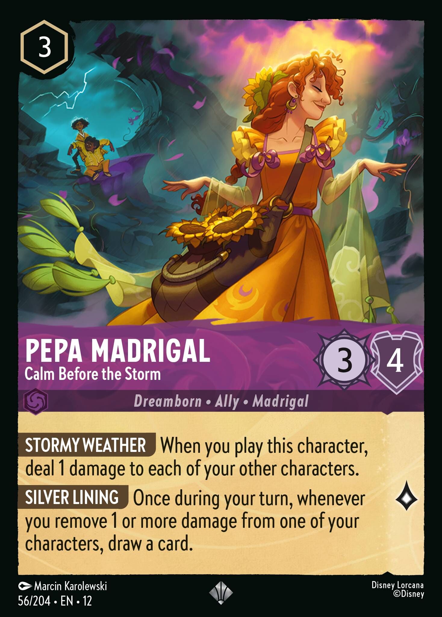 Wilds Unknown - 56/204 Pepa Madrigal - Calm Before the Storm SR