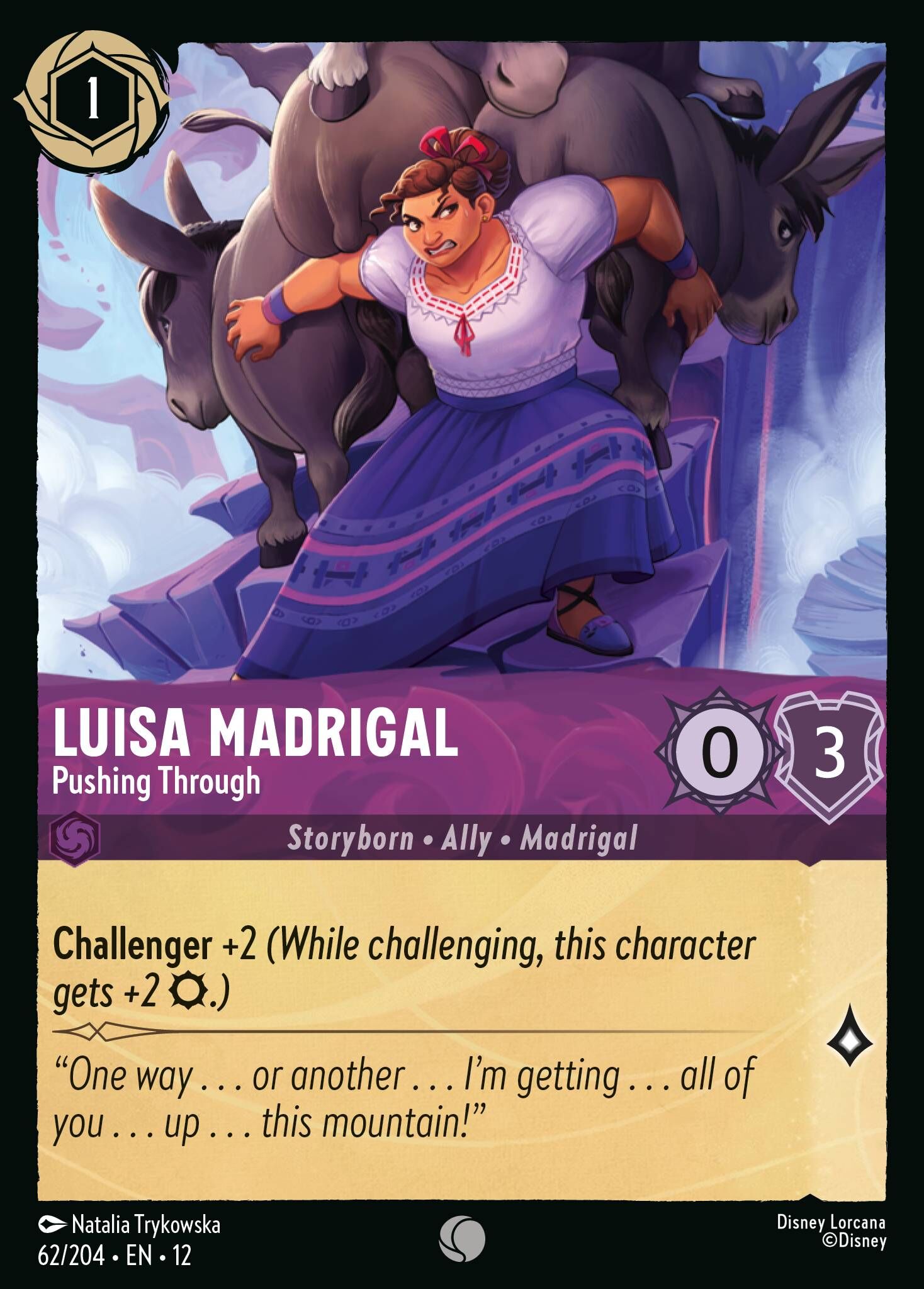 Wilds Unknown - 62/204 Luisa Madrigal - Pushing Through C