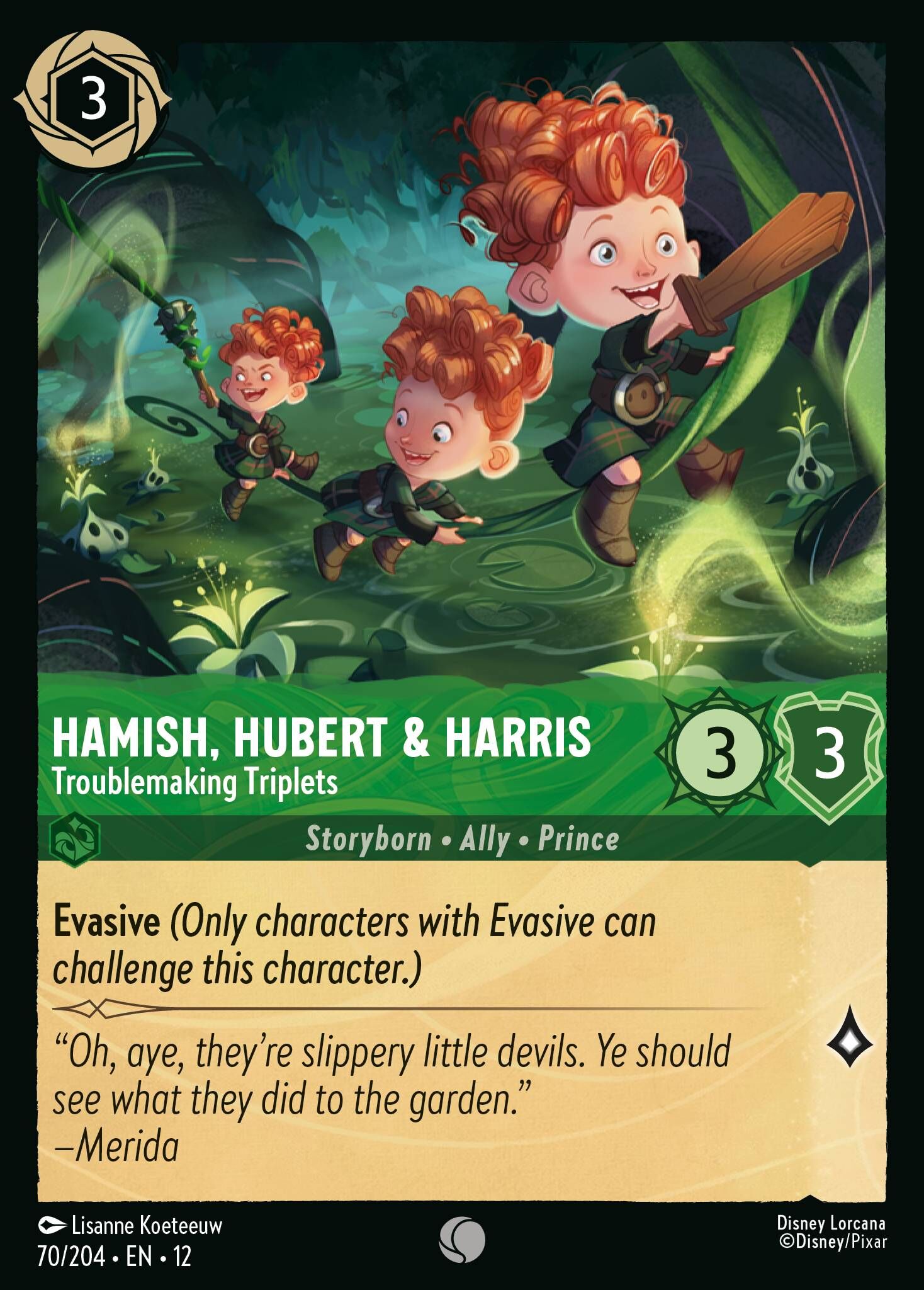 Wilds Unknown - 70/204 Hamish, Hubert & Harris - Troublemaking Triplets C