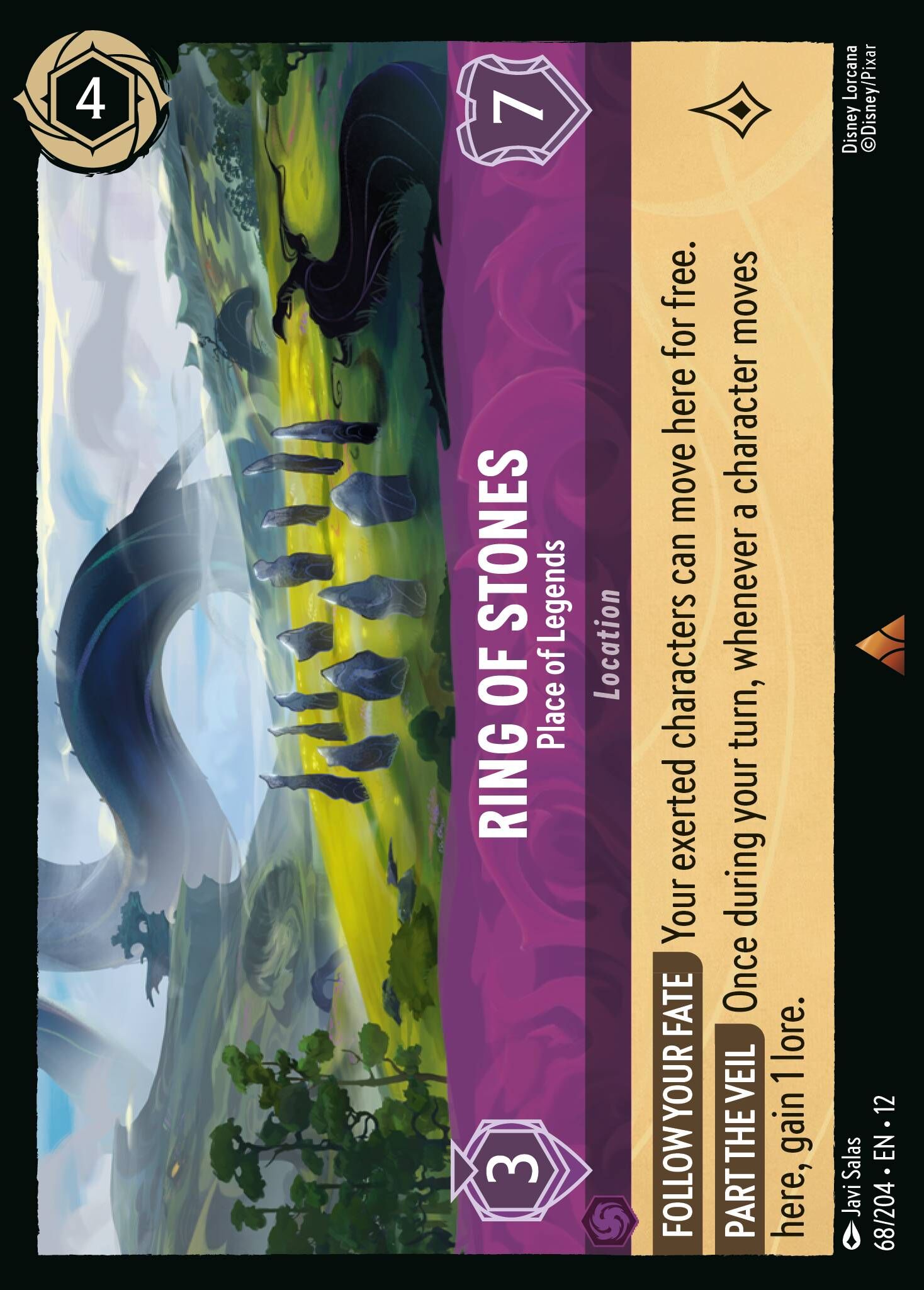 Wilds Unknown - 68/204 Ring of Stones - Place of Legends R