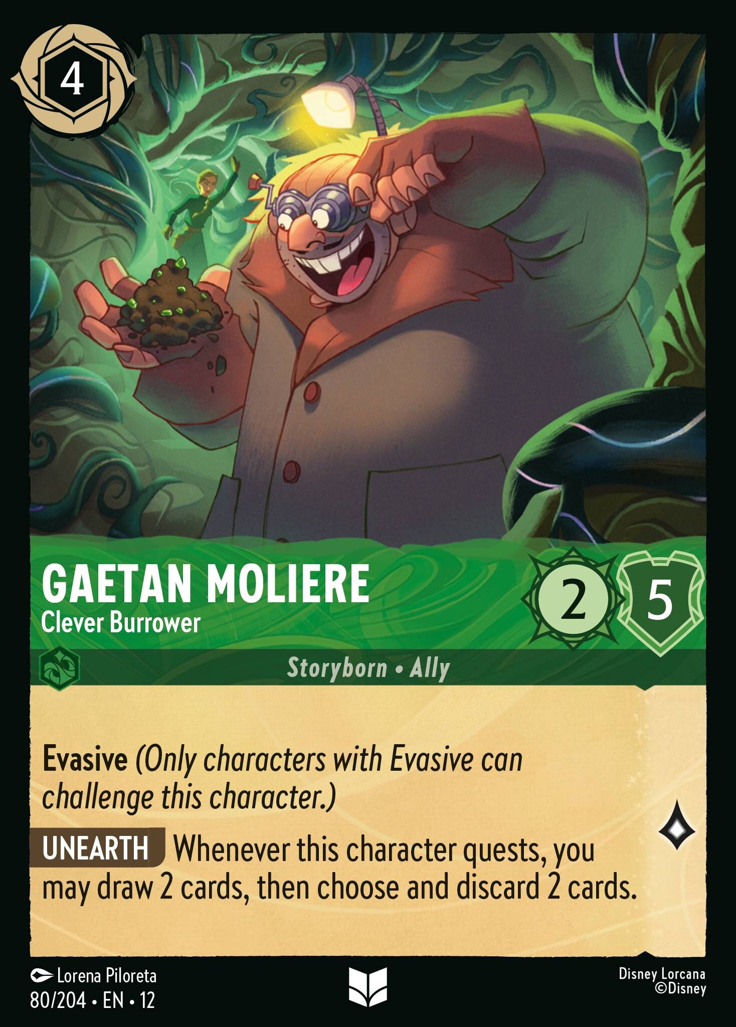 Wilds Unknown - 80/204 Gaetan Moliere - Clever Burrower UC