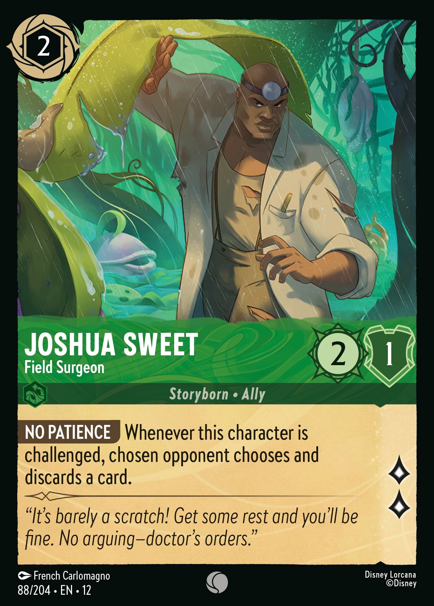 Wilds Unknown - 88/204 Joshua Sweet - Field Surgeon C