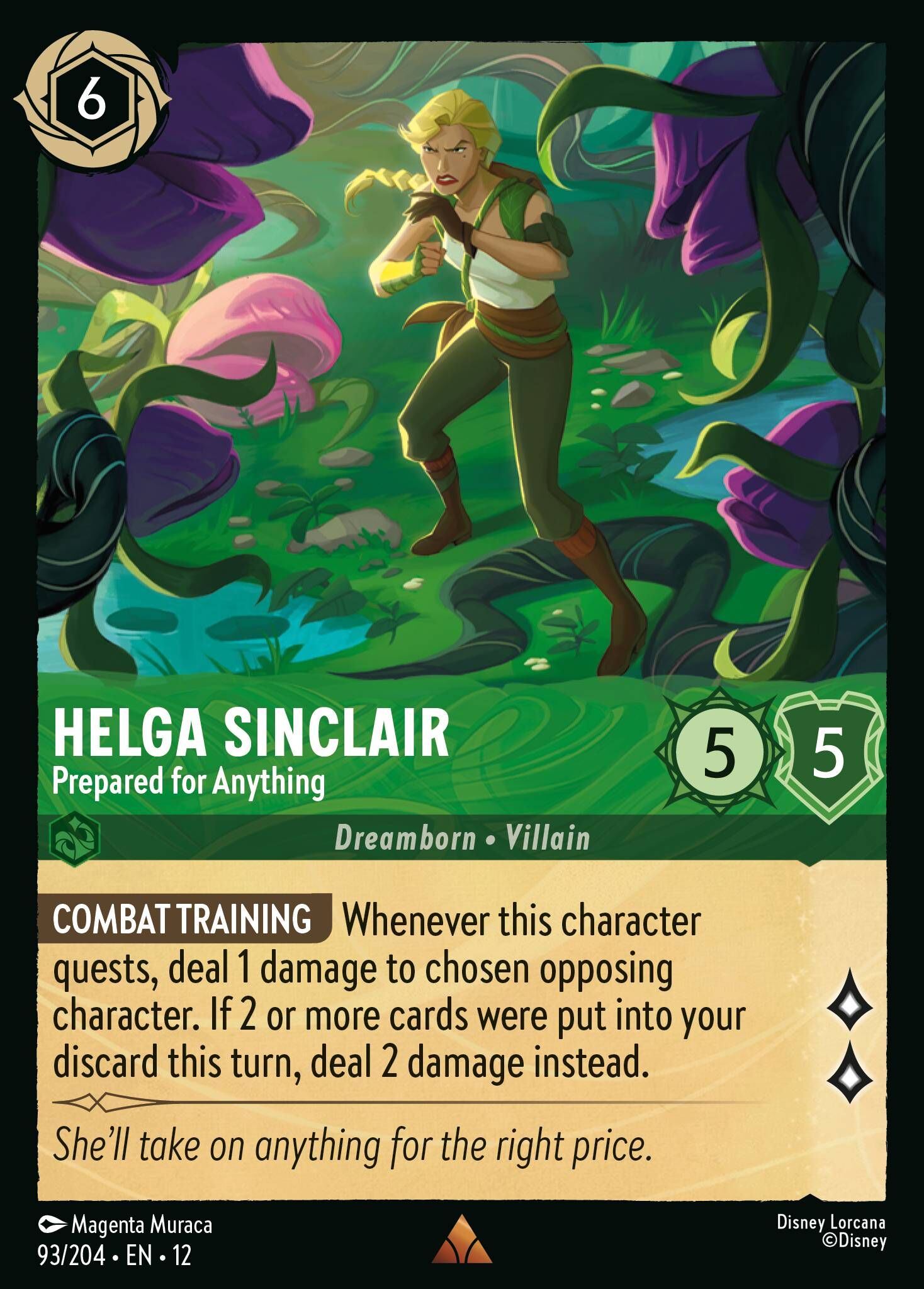 Wilds Unknown - 93/204 Helga Sinclair - Prepared for Anything R