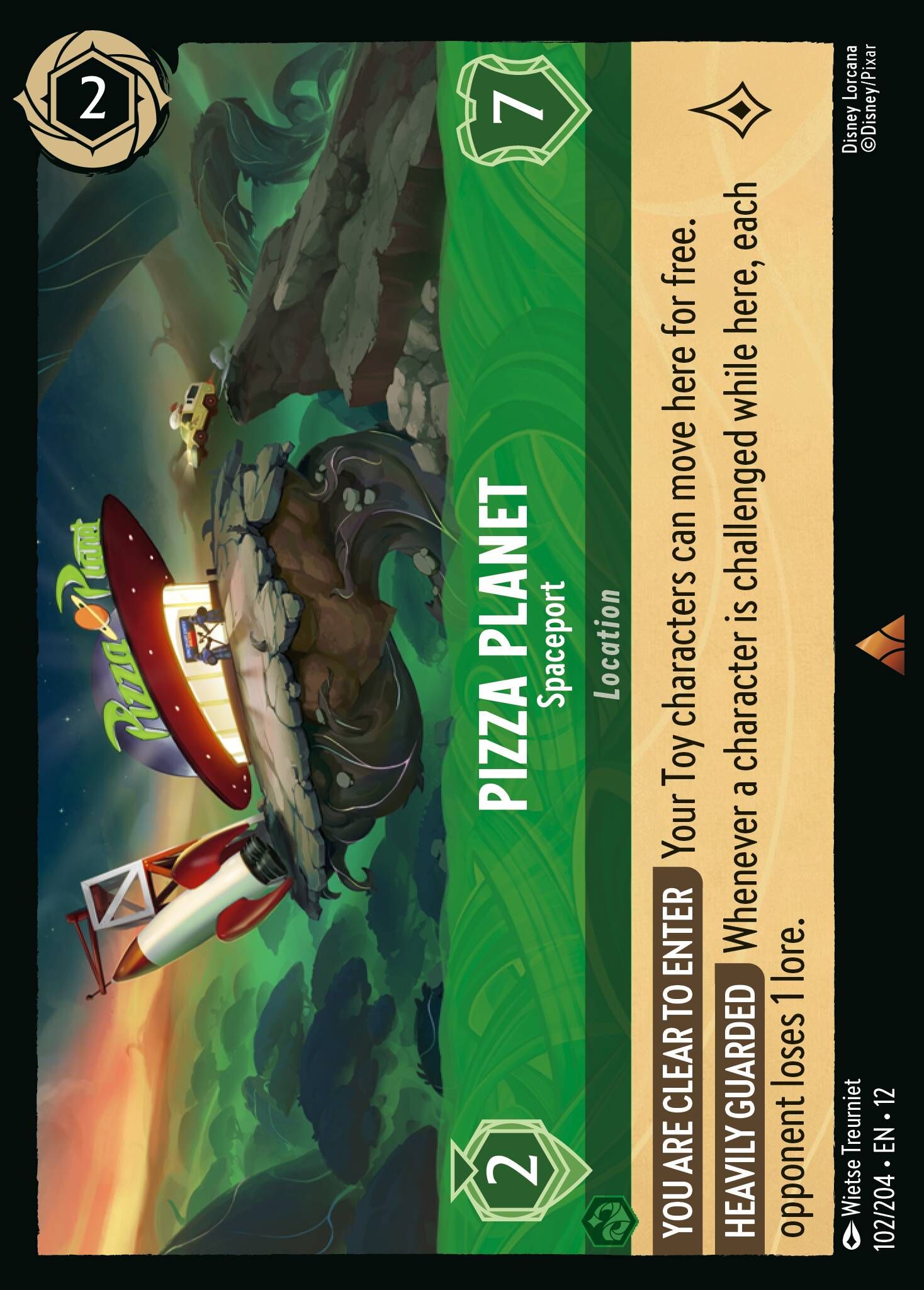 Wilds Unknown - 102/204 Pizza Planet - Spaceport R