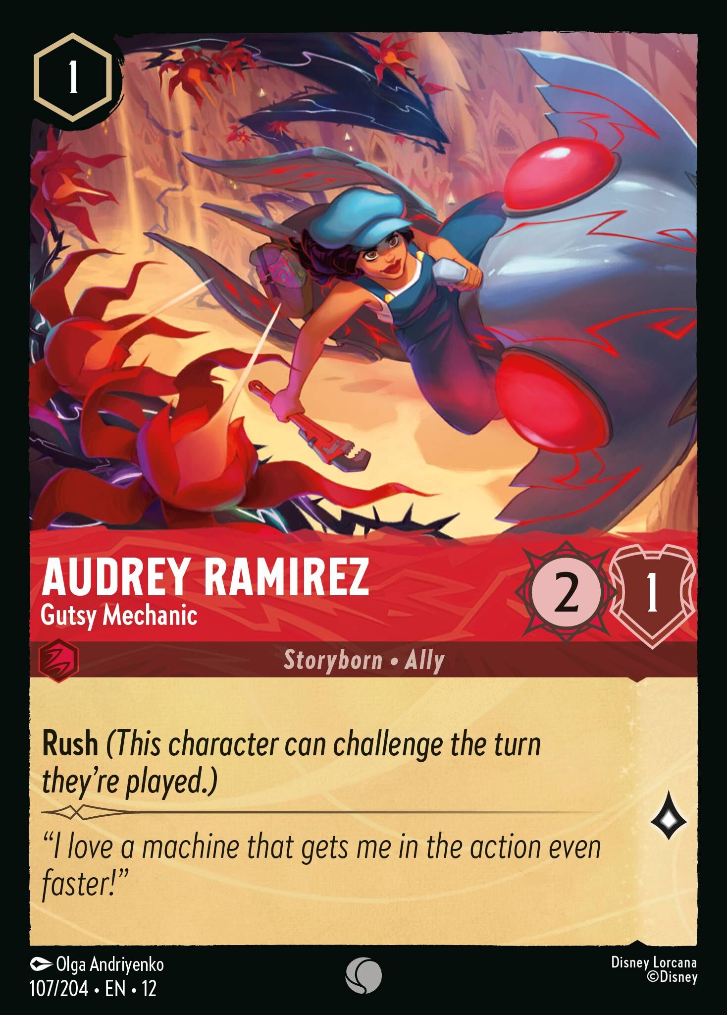 Wilds Unknown - 107/204 Audrey Ramirez - Gutsy Mechanic C