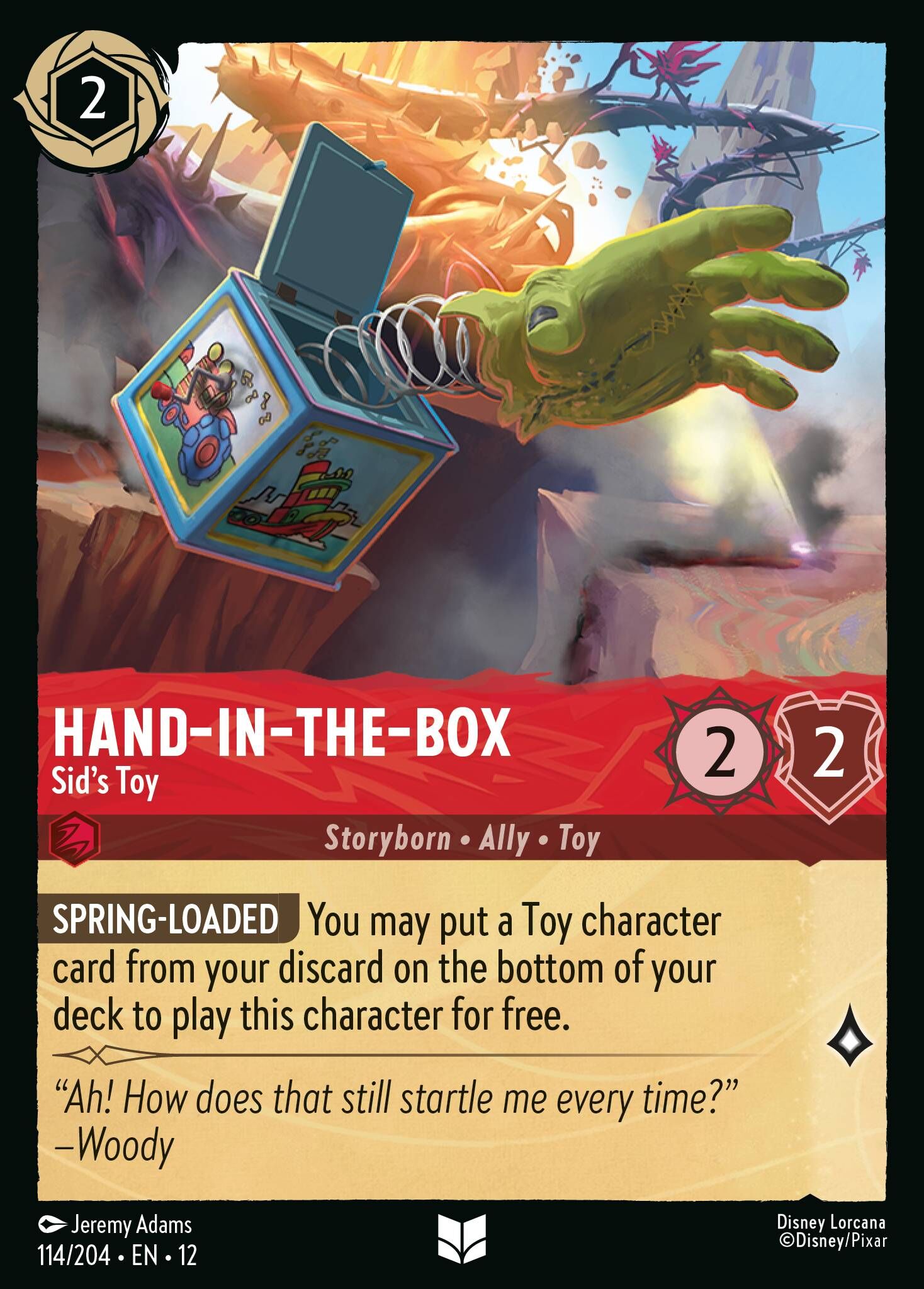 Wilds Unknown - 114/204 Hand-in-the-Box - Sid's Toy UC
