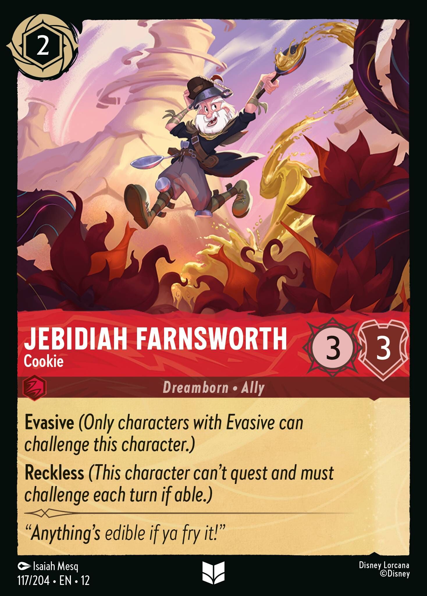 Wilds Unknown - 117/204 Jebidiah Farnsworth - Cookie UC