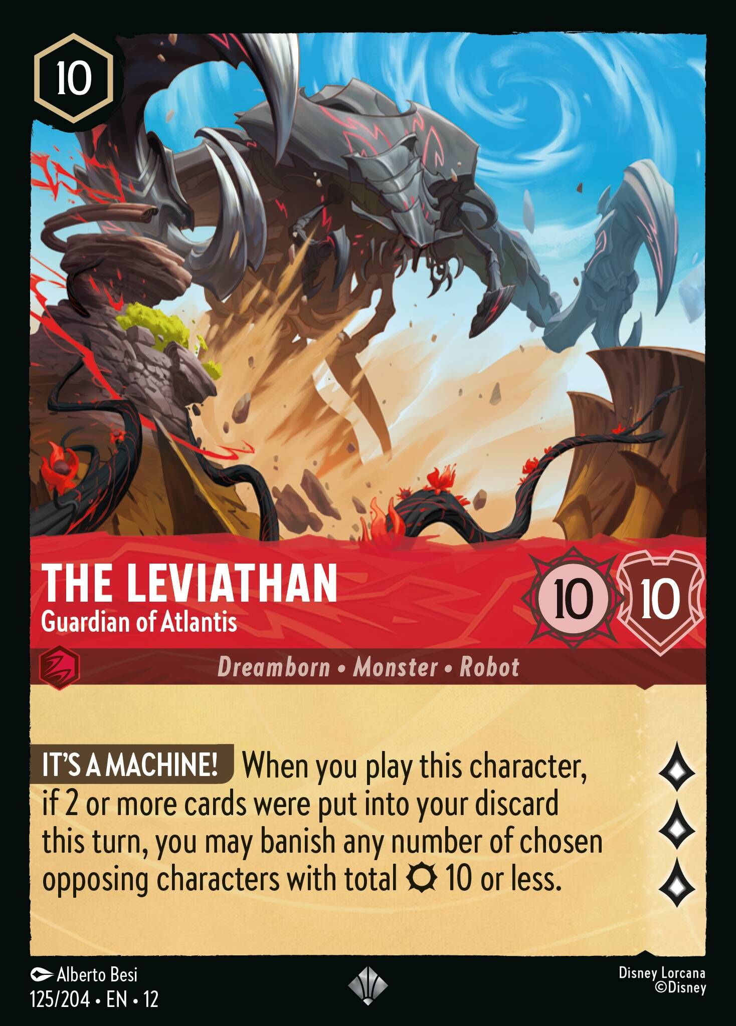 Wilds Unknown - 125/204 The Leviathan - Guardian of Atlantis SR