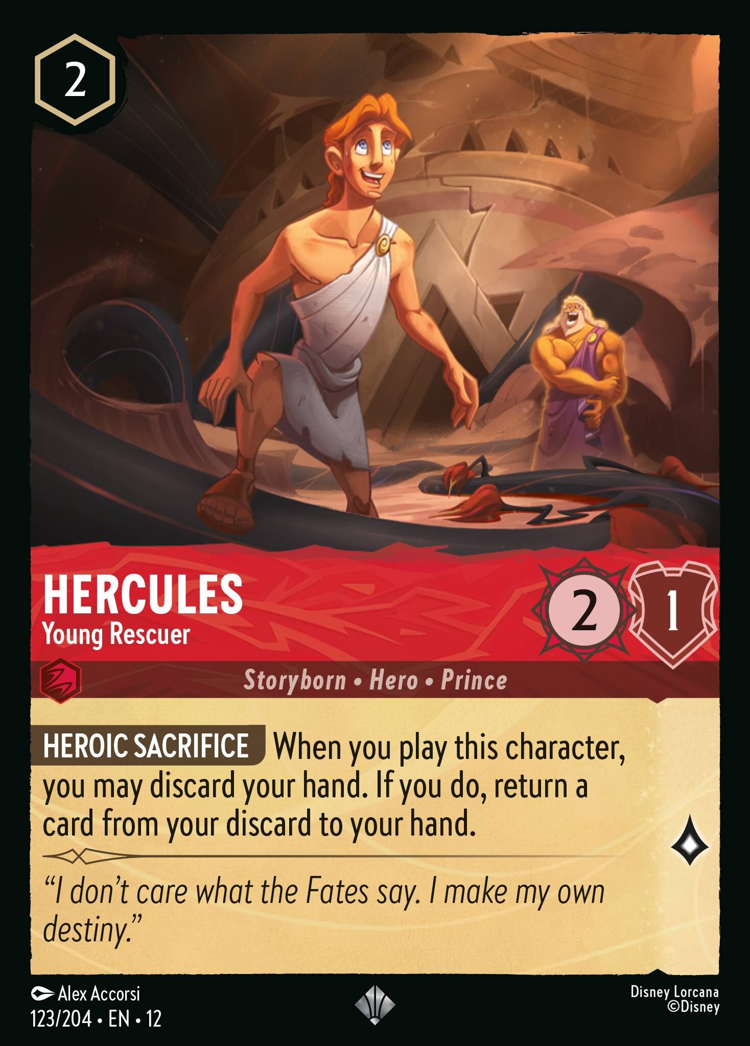 Wilds Unknown - 123/204 Hercules - Young Rescuer SR