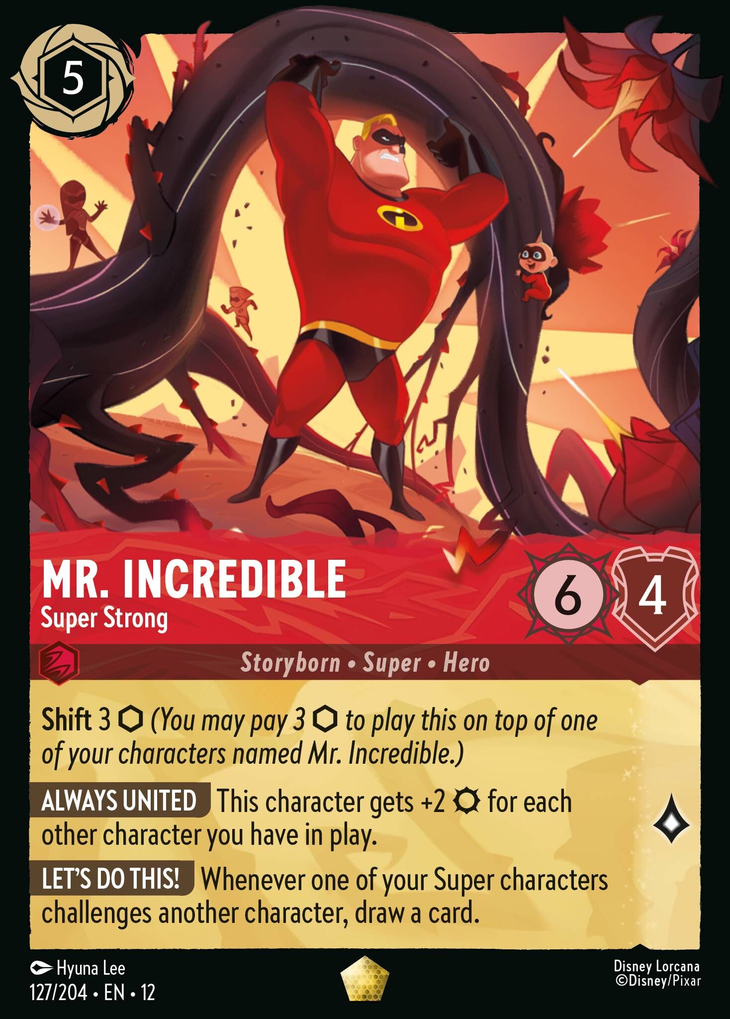 Wilds Unknown - 127/204 Mr. Incredible - Super Strong L